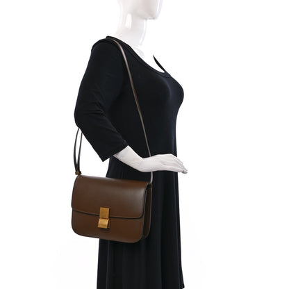 Celine Box Calfskin Medium Classic Box Flap Bag Camel 2 of 9