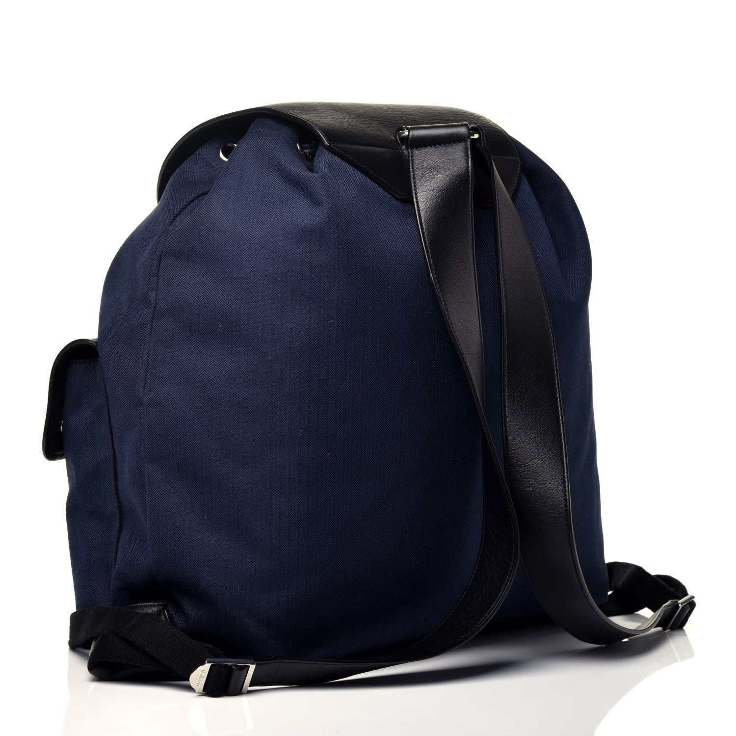Mulberry Canvas Calfskin Welbeck Backpack Navy Black 2 of 9