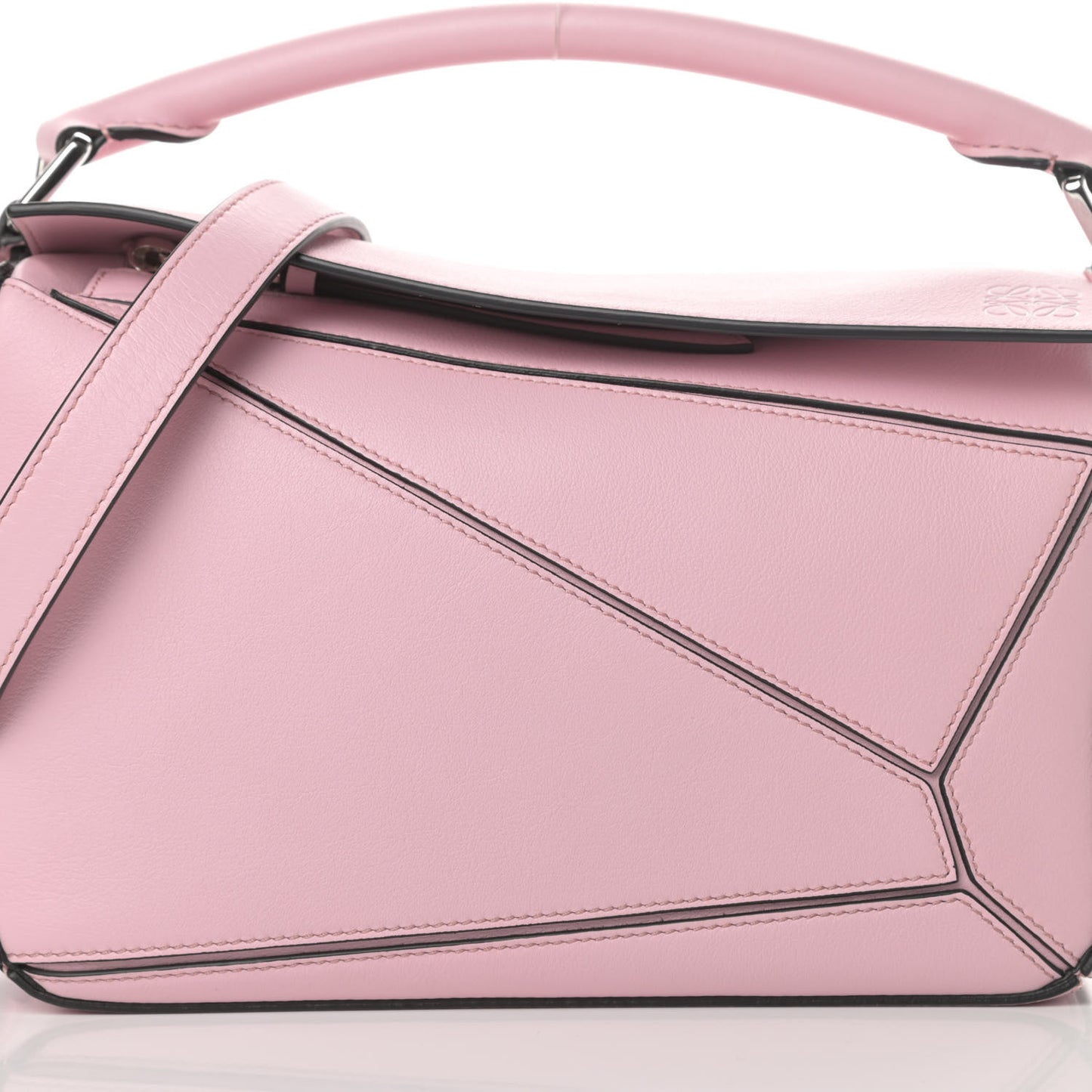 Calfskin Small Puzzle Bag Soft Pink