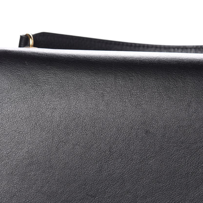 Chanel Shiny Calfskin Goatskin Quilted Medium Coco Curve Messenger Flap Black 10 of 13