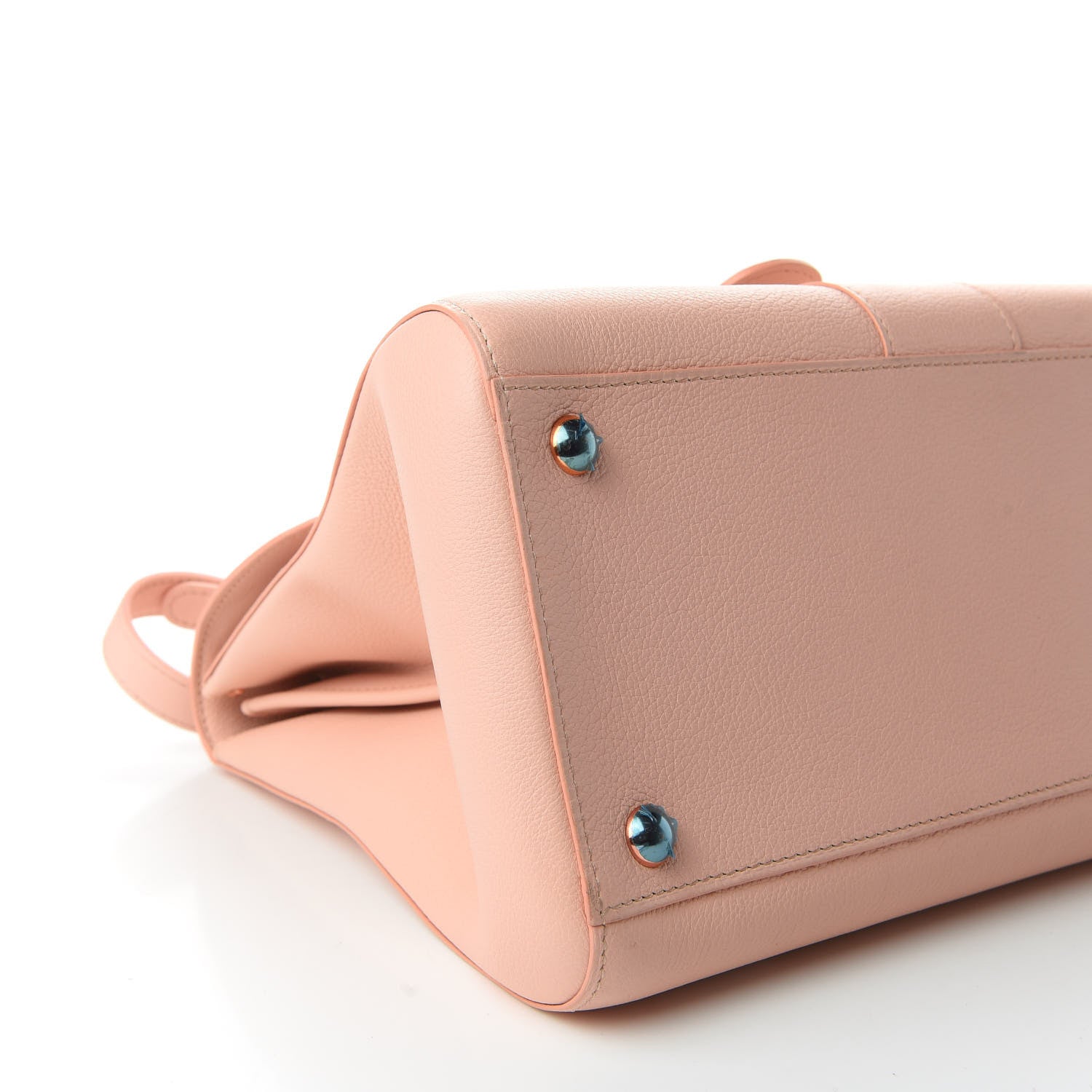 Delvaux Grained Calfskin MM Brillant Satchel Nude 5 of 9