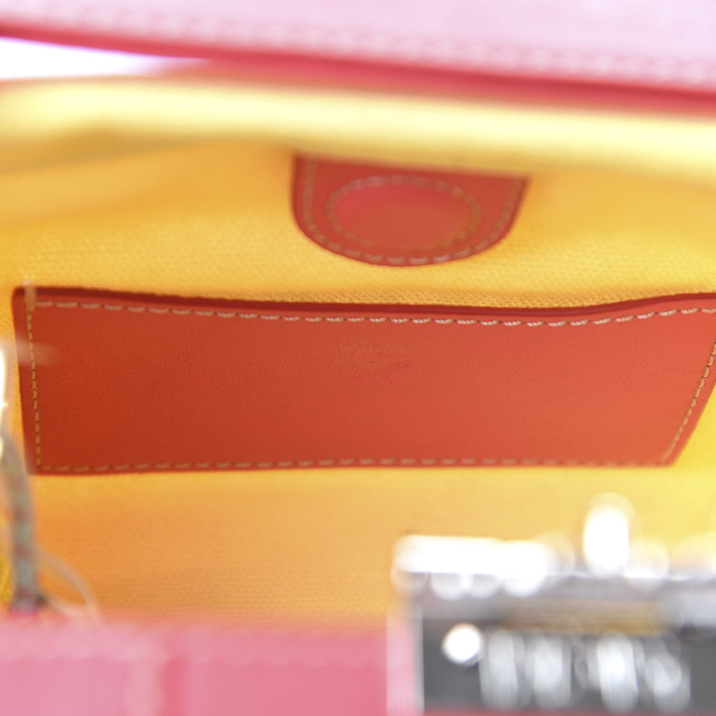 Transparent Small E/W Soft Berlin Crossbody Hologram Teaberry