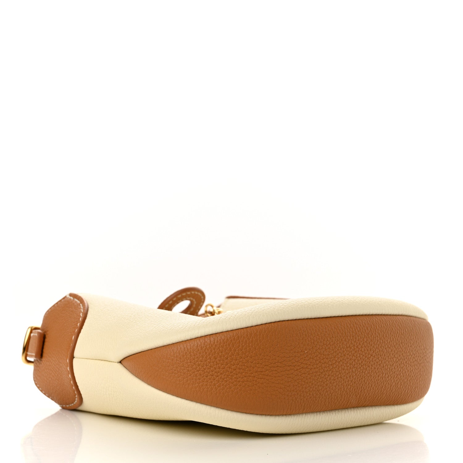 Loro Piana Grained Calfskin Mini Bobbin Wheat 4 of 9