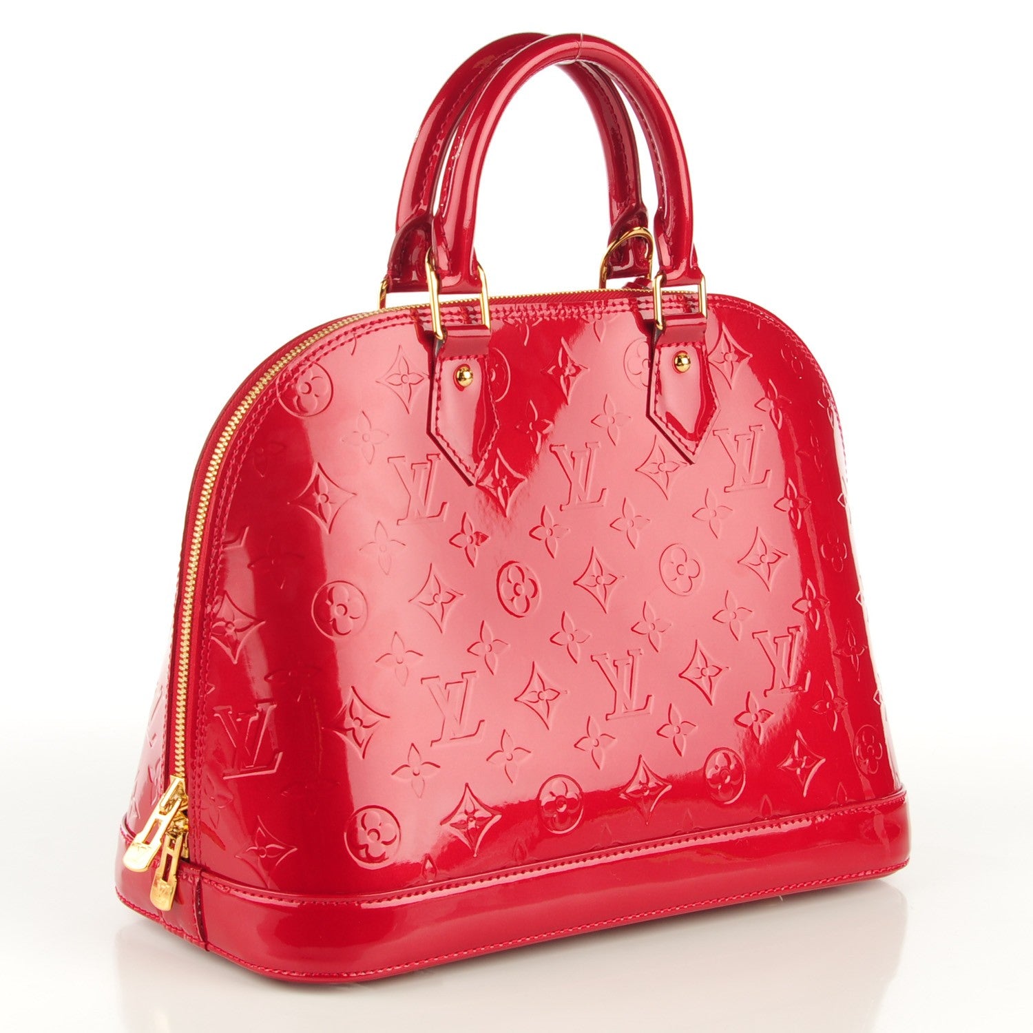 Louis Vuitton Vernis Alma PM Pomme D'Amour 3 of 8