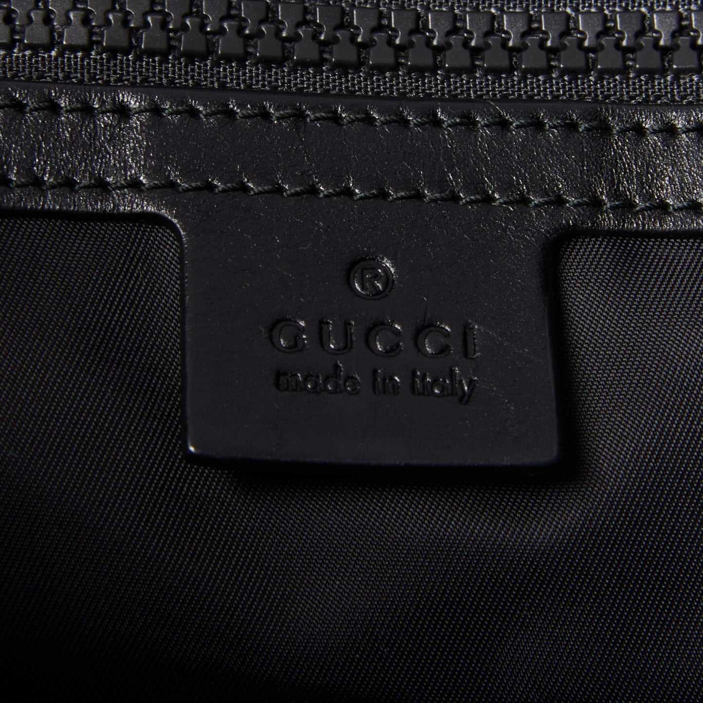 Techno Canvas Web Double Buckle Backpack Black