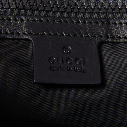 Gucci Techno Canvas Web Double Buckle Backpack Black 8 of 9