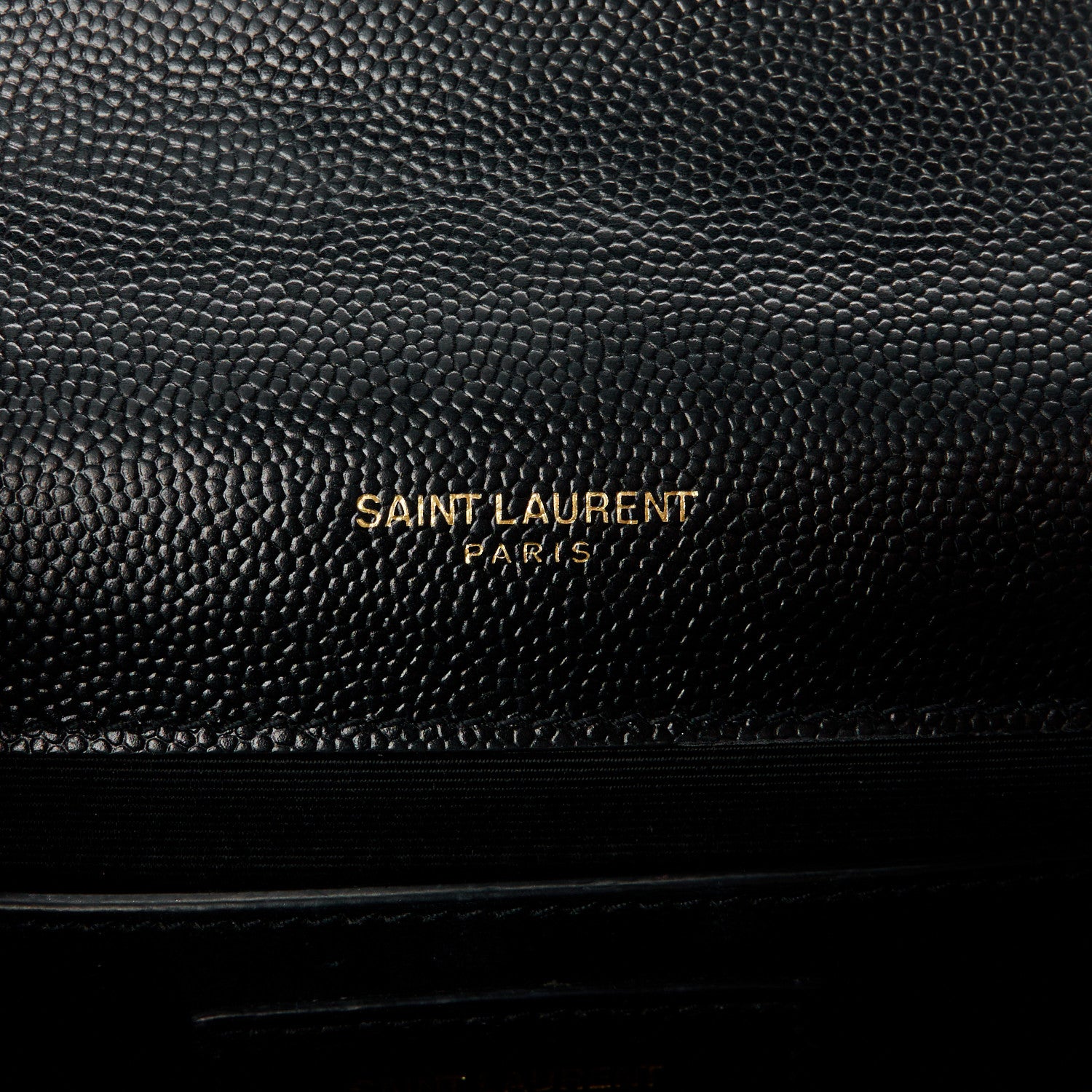 Saint Laurent Grain De Poudre Small Classic Monogram Kate Tassel Satchel Black 6 of 11