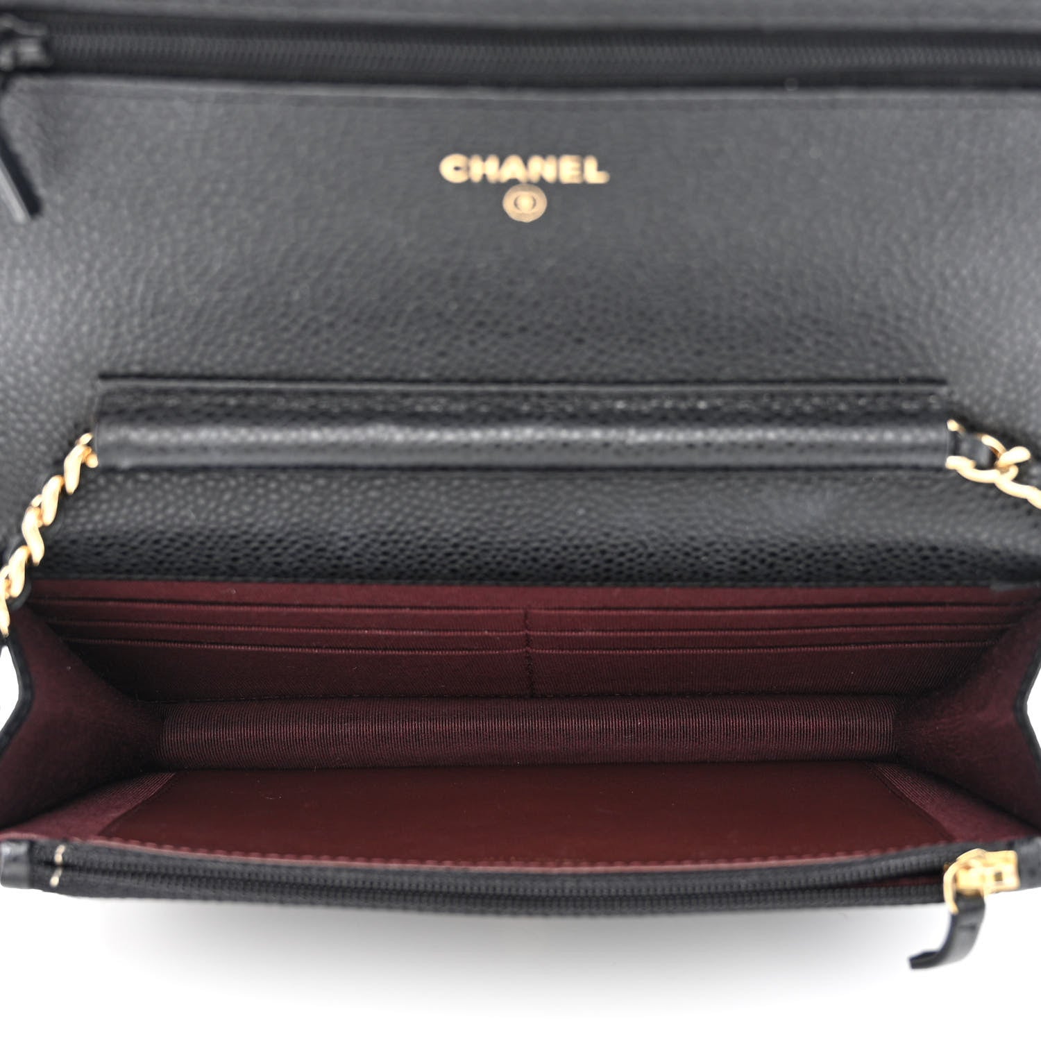 Chanel Caviar Quilted Wallet on Chain WOC Black 5 of 15