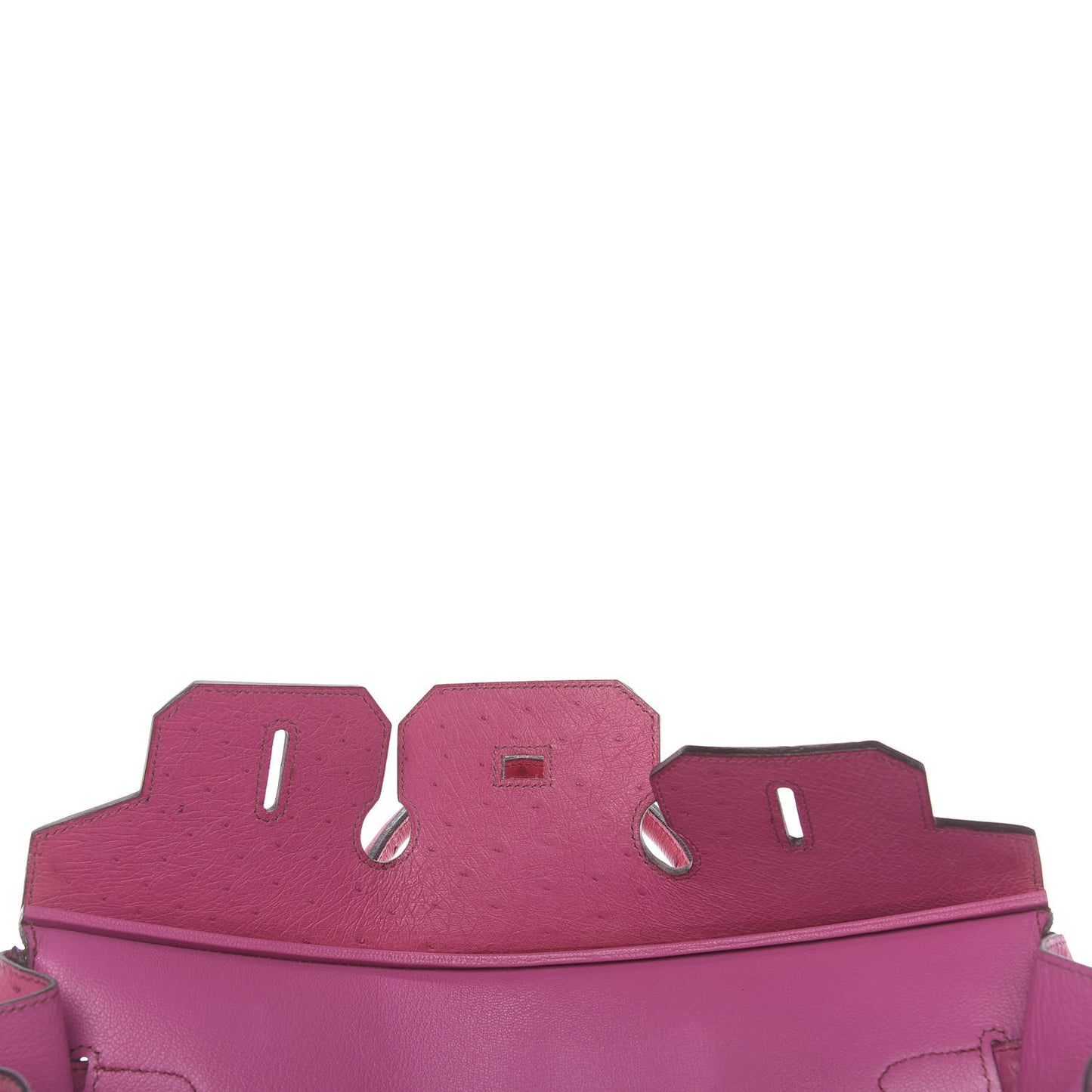 Ostrich Birkin 35 Fuchsia