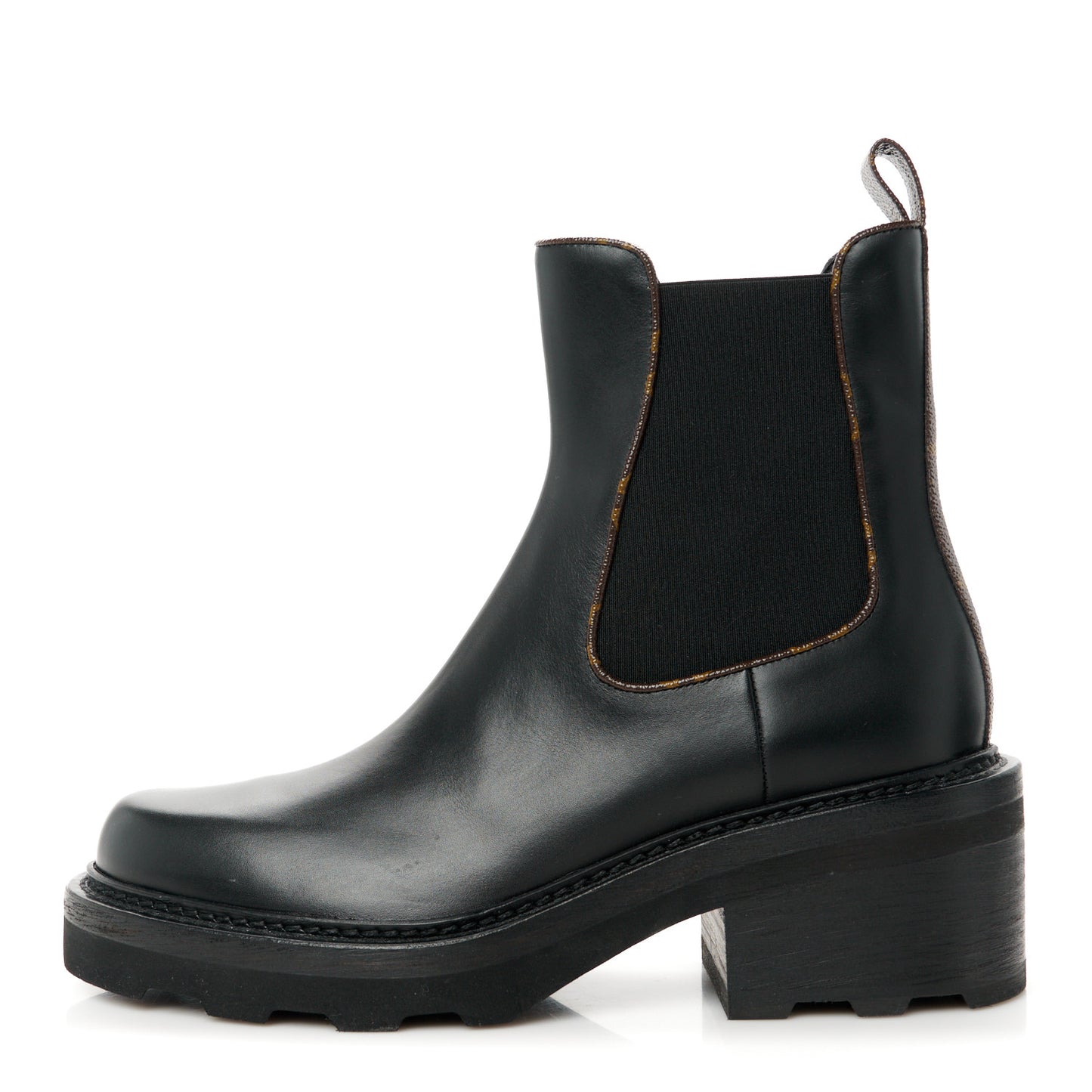 Calfskin Monogram Beaubourg Ankle Boots 40 Black