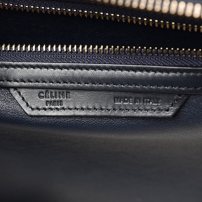 Celine Nubuck Calfskin Suede Mini Tri-Color Luggage Bright Blue 6 of 18