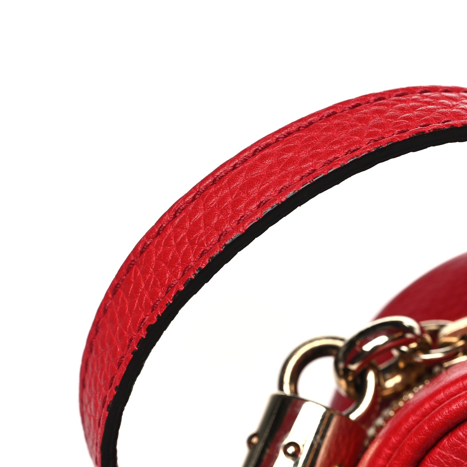 Gucci Pebbled Calfskin Small Soho Disco Bag Tabasco Red 11 of 11