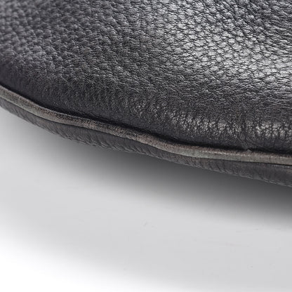 Gucci Pebbled Calfskin Web Blondie Hobo Black 11 of 12