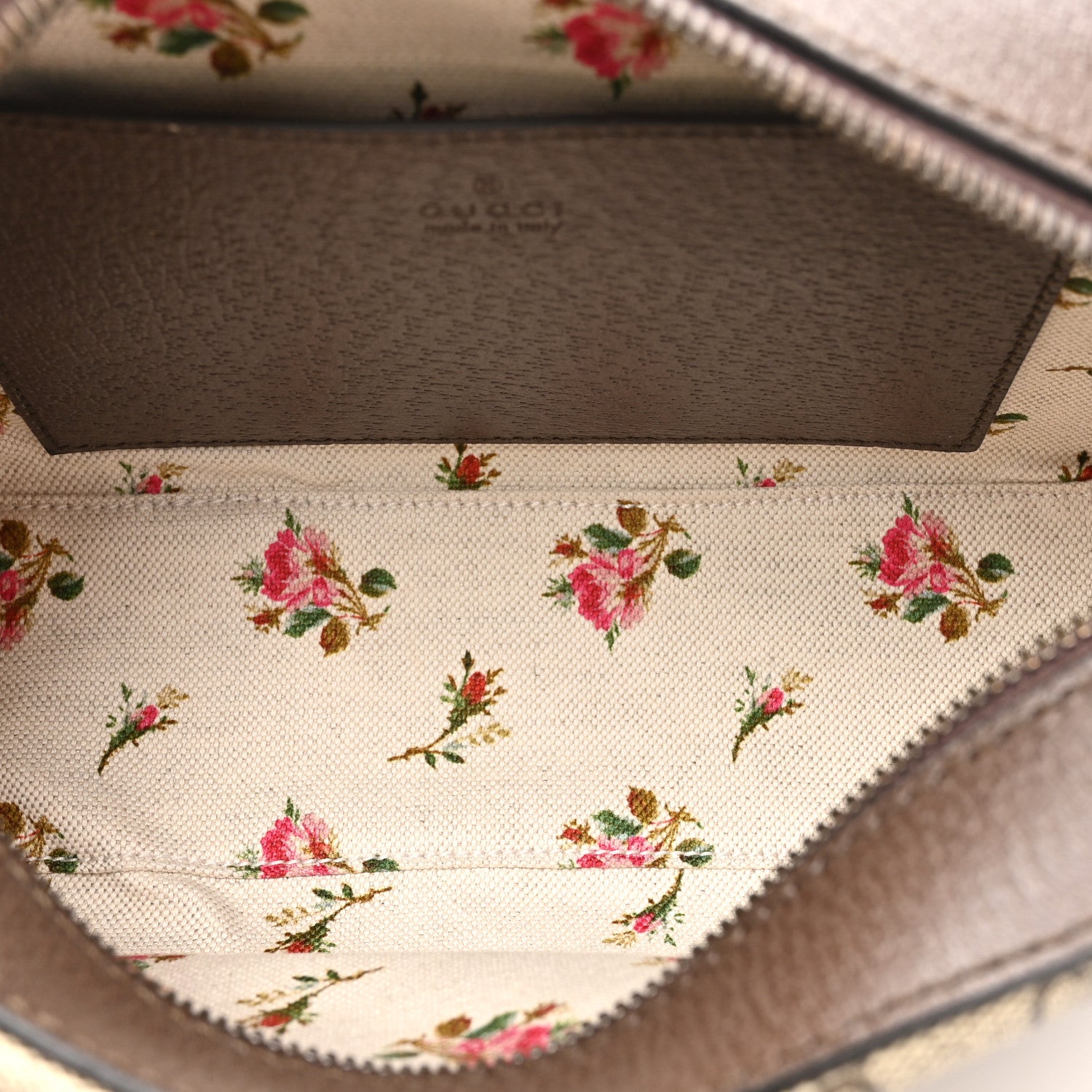 Gucci GG Supreme Monogram Web Neo Vintage Shoulder Bag Beige New Acero Crop 5 of 11