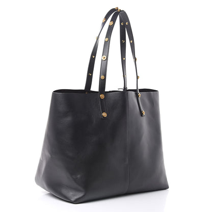 Versace Calfskin Palazzo Tote Black 4 of 10