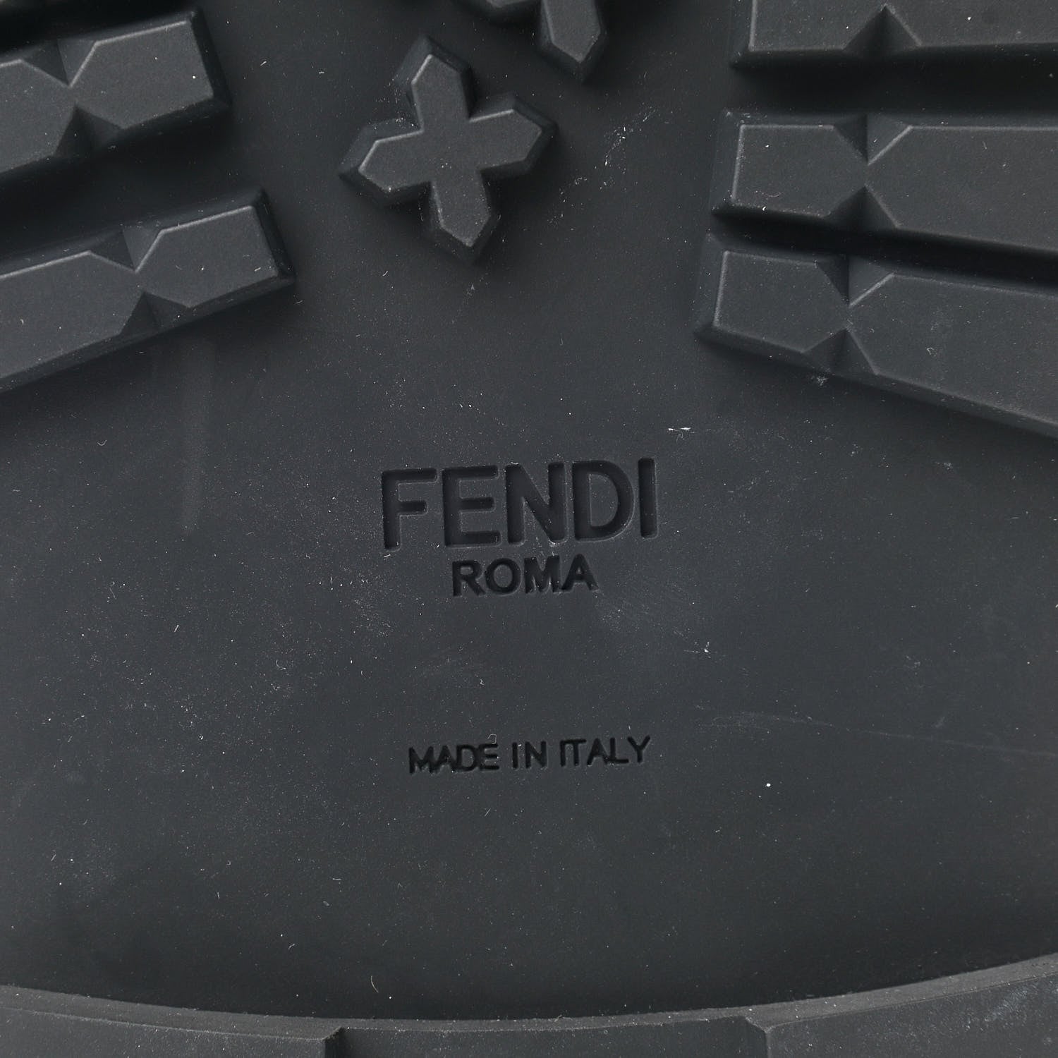 Fendi Vernice High-Tech Glazed Fabric FF Lug Sole Platform Sandals 39 Black Tobacco Moro 11 of 15