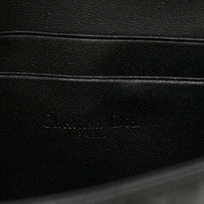 Christian Dior Lambskin Cannage Dior Talk Phone Pouch Black 6 of 10
