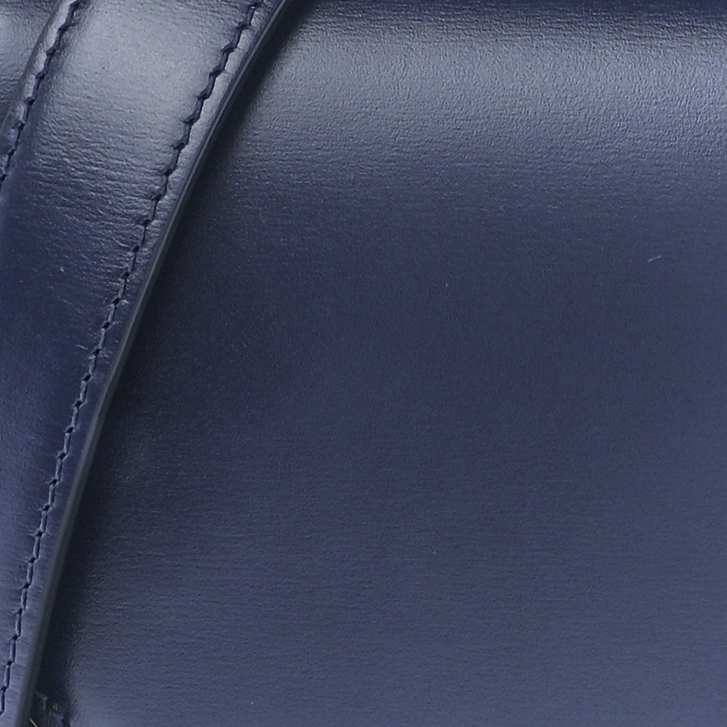 Shiny Calfskin Medium Triomphe Navy Blue