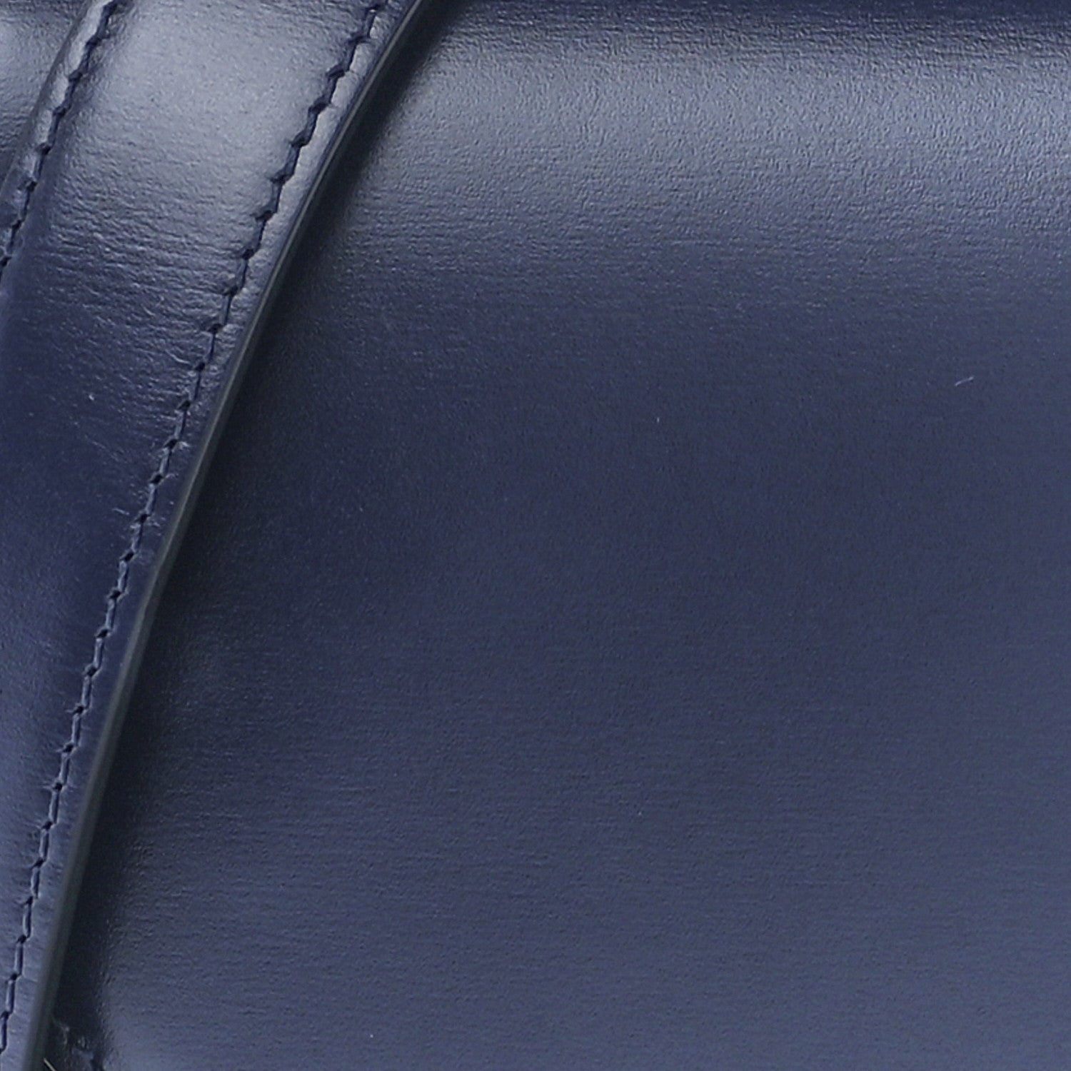 Celine Shiny Calfskin Medium Triomphe Navy Blue 9 of 12