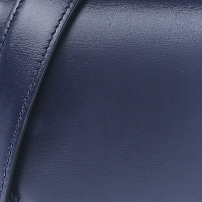 Celine Shiny Calfskin Medium Triomphe Navy Blue 9 of 12