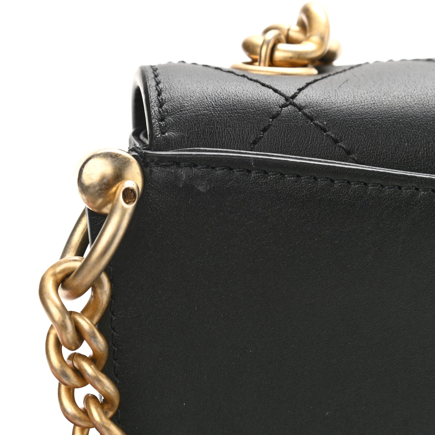 Chanel Calfskin Stitched Flap Black 11 of 11