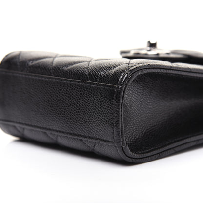 Chanel Caviar Quilted Classic Phone Holder Black 7 of 14