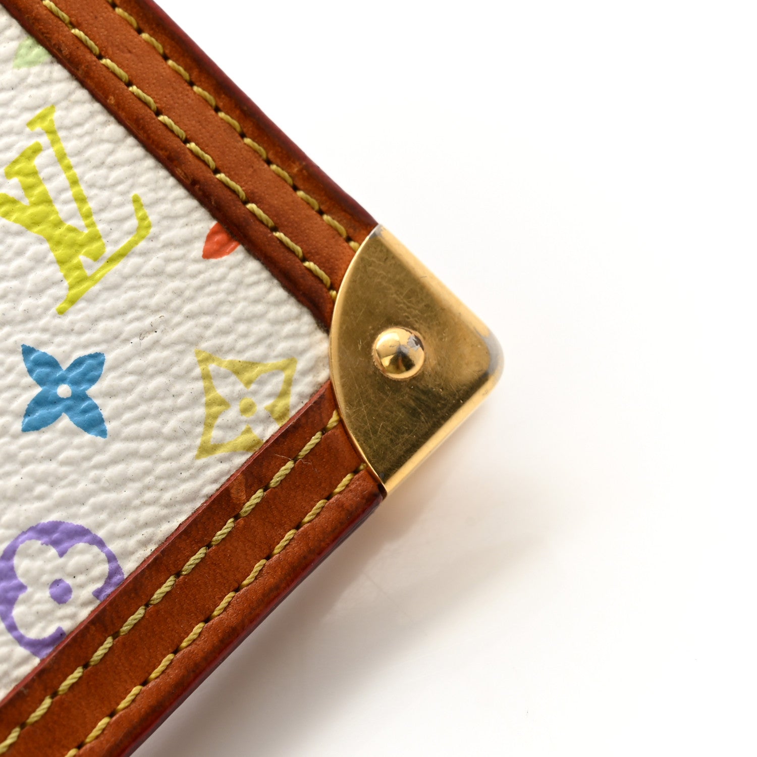 Louis Vuitton Monogram Multicolor Small Ring Agenda Cover White 8 of 11