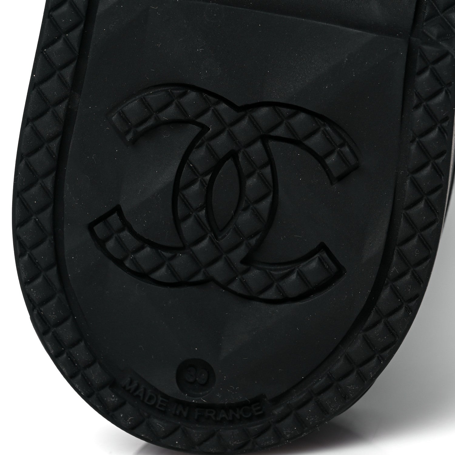 Chanel Caoutchouk CC High Boots 39 Black 7 of 8