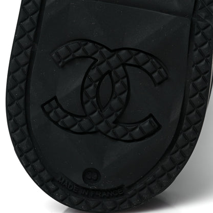 Chanel Caoutchouk CC High Boots 39 Black 7 of 8