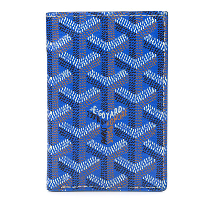 Goyard Goyardine Saint Pierre Card Holder Blue 1 of 7