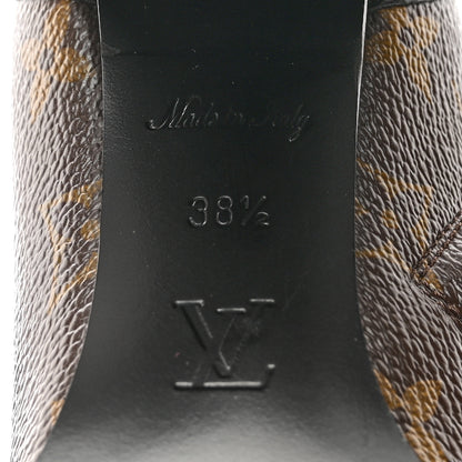 Louis Vuitton Patent Calfskin Monogram Star Trail Ankle Boots 38.5 Black 6 of 12