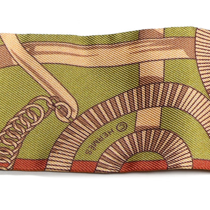 Hermes Silk Eperon d'Or Twilly 5 of 5