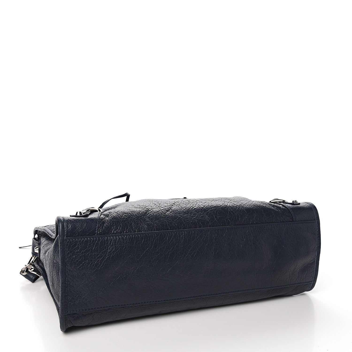 Balenciaga Agneau Classic Silver Hardware City Bleu Obscur 3 of 9