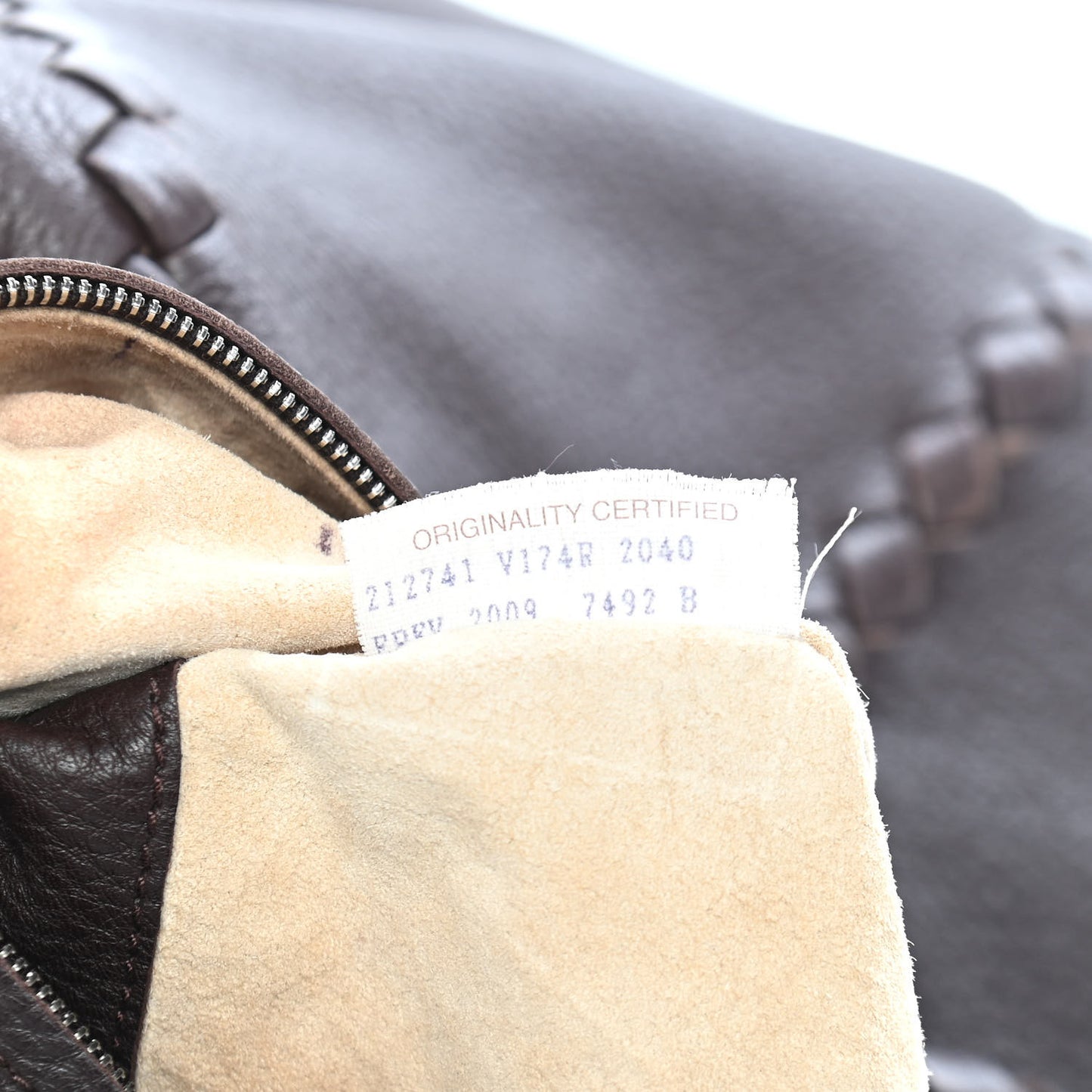 Cervo Deerskin Large Hobo Ebano