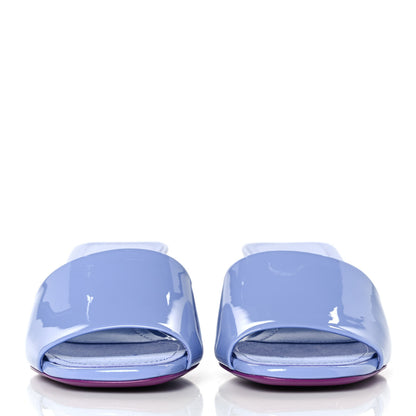 Chanel Patent Calfskin CC Mules 35 Light Purple Dark Purple 2 of 9