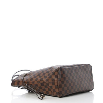 Louis Vuitton Damier Ebene Neo Neverfull MM Rose Ballerine 5 of 10