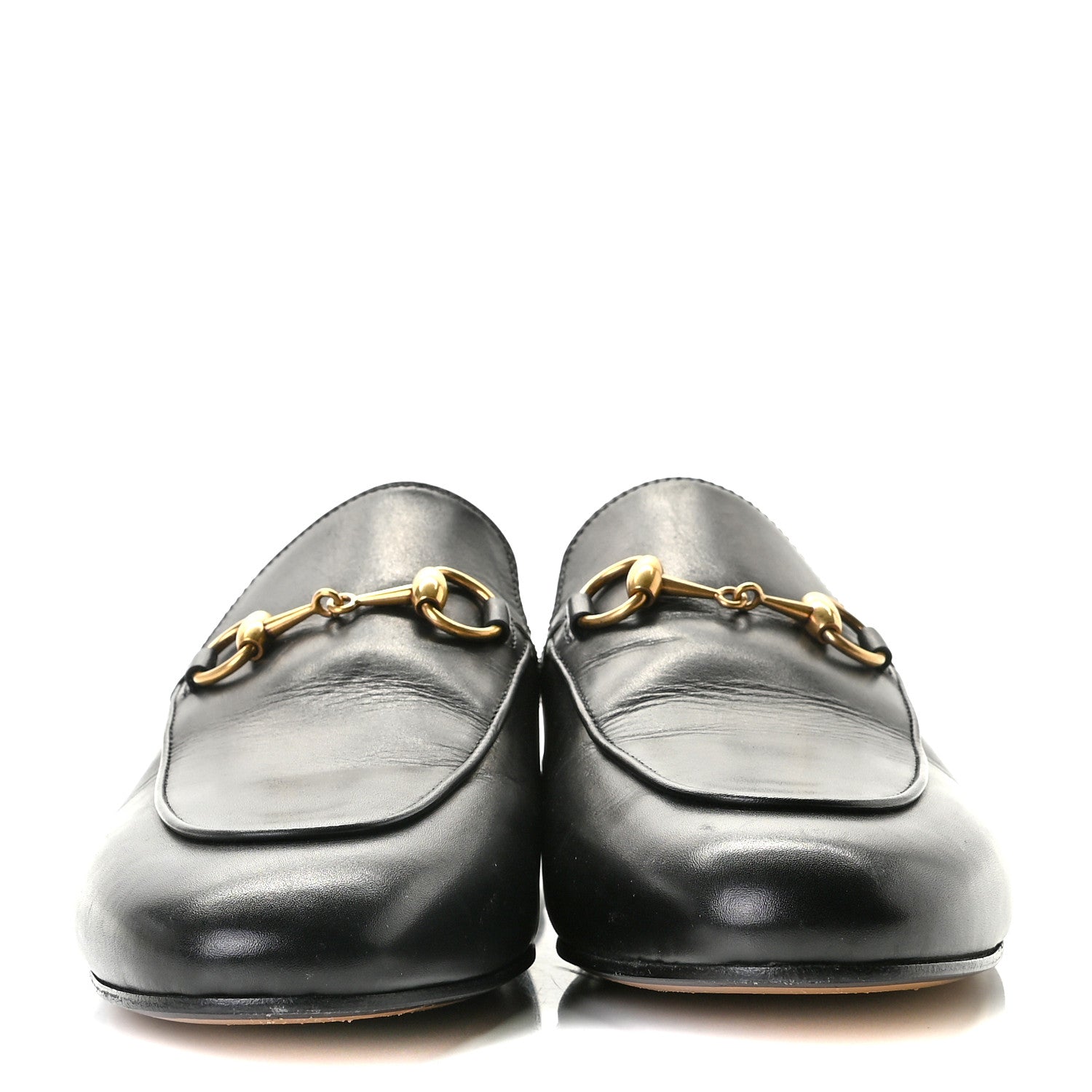 Gucci Calfskin Womens Princetown Slippers 36.5 Black 5 of 11