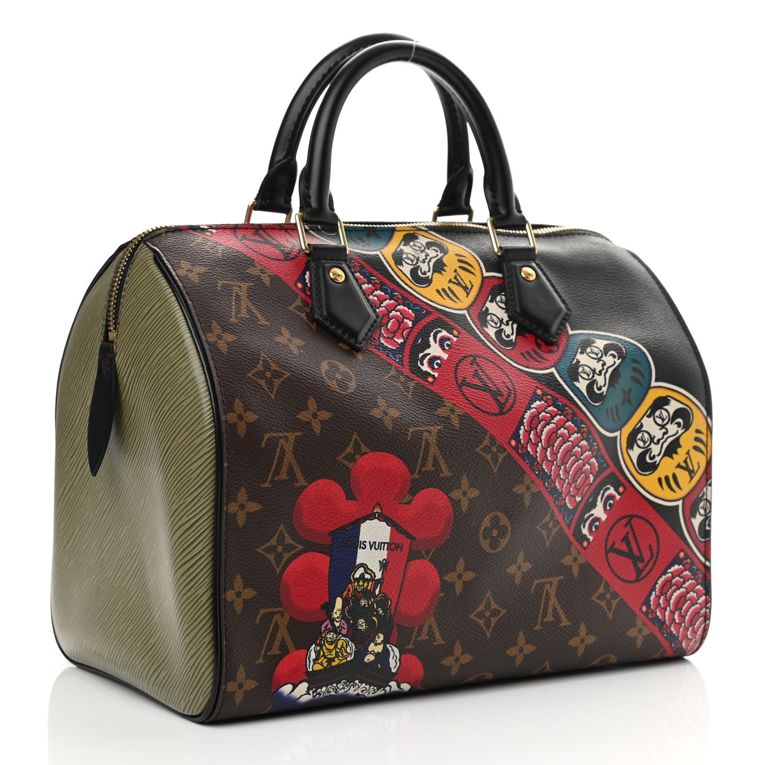 Louis Vuitton Monogram Kabuki Speedy 30 3 of 15