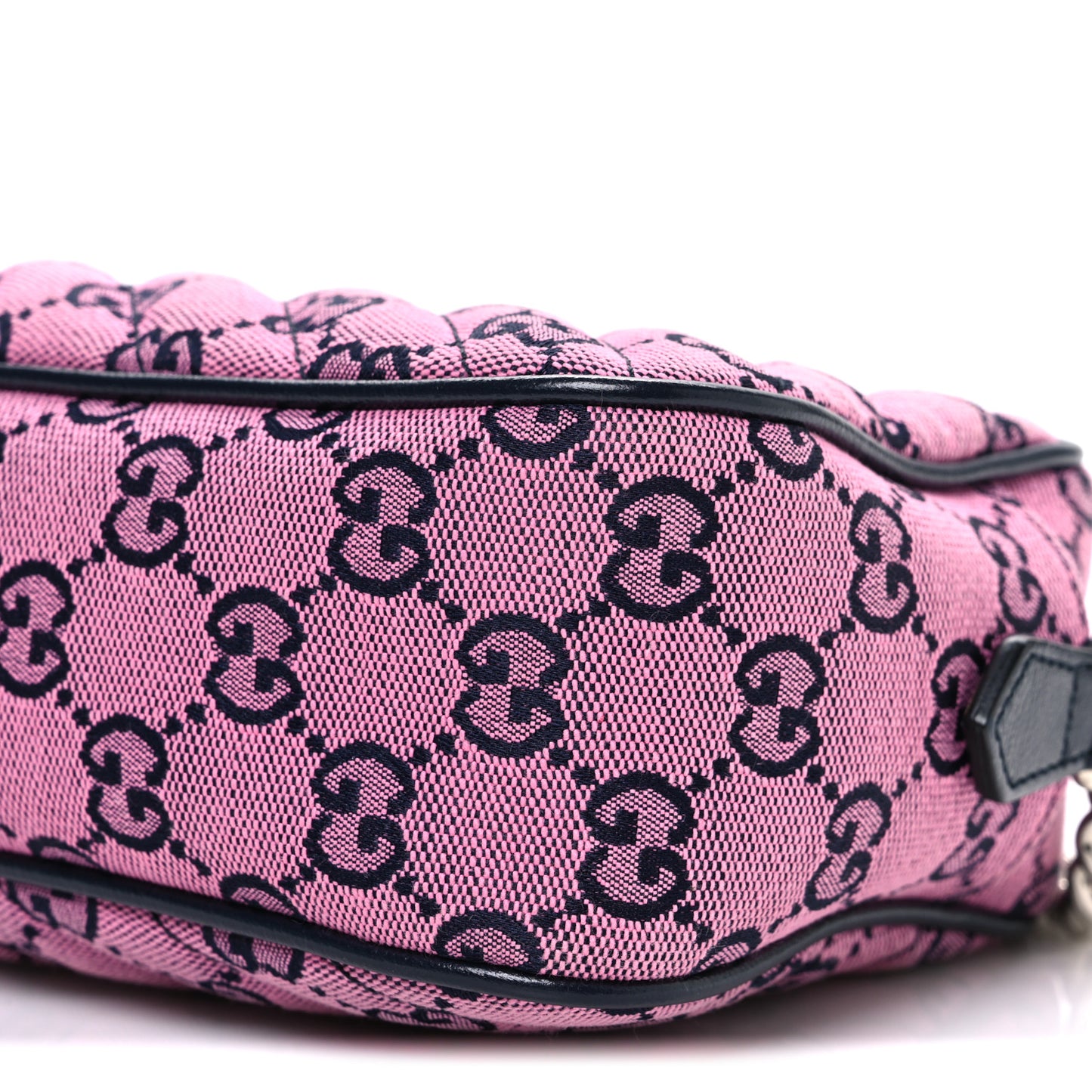 Monogram Multicolor Matelasse Diagonal Small GG Marmont Chain Shoulder Bag Pink Blue