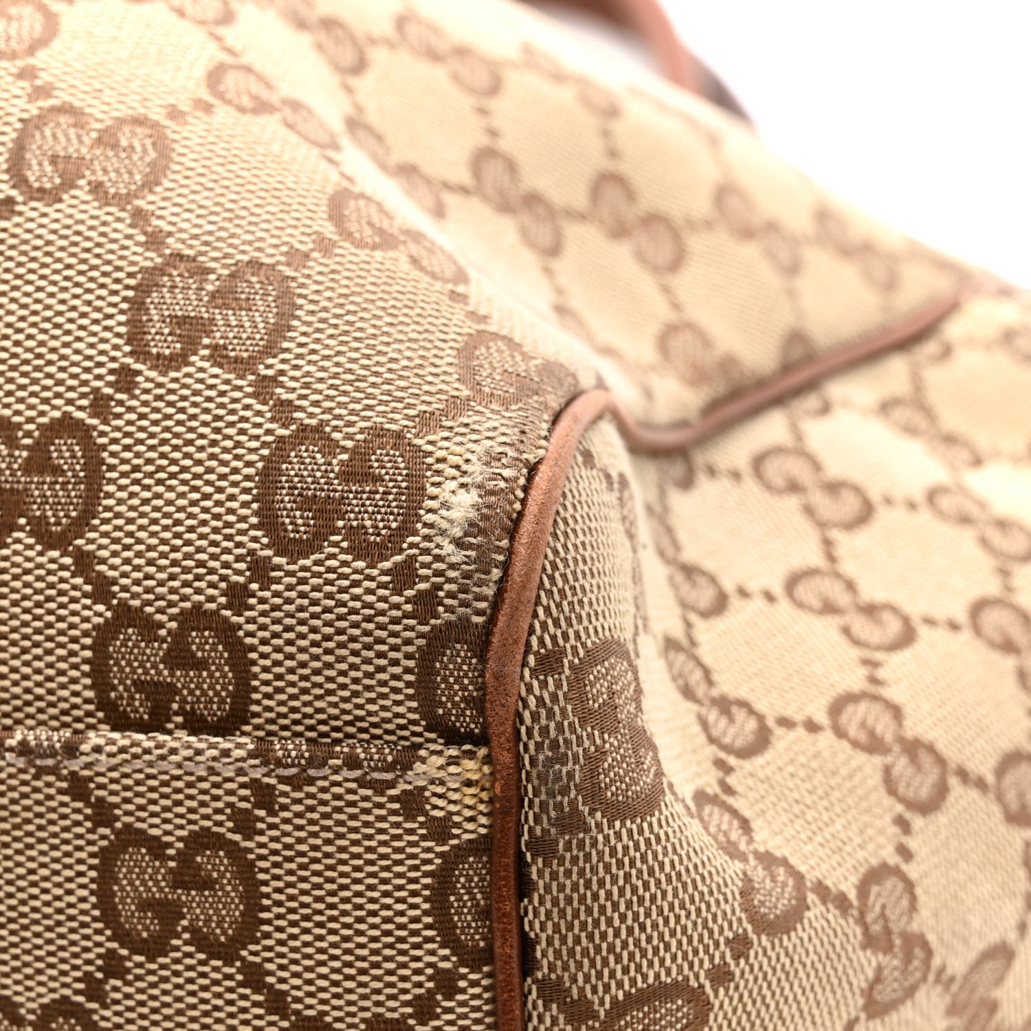 Gucci Monogram Large Sukey Tote Brown 13 of 13
