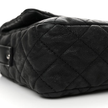 Chanel Calfskin Quilted Jumbo Easy Reissue Messenger Flap Black 9 of 12
