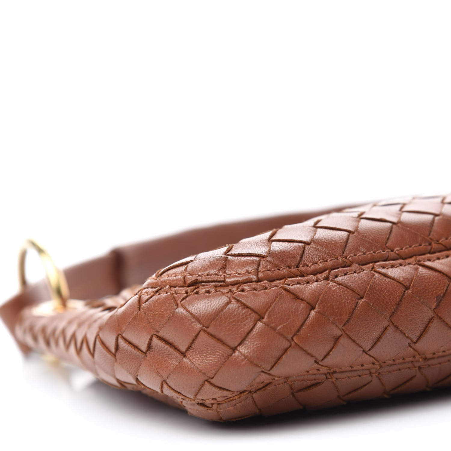 Bottega Veneta Nappa Intrecciato Small Shoulder Bag Light Brown 6 of 11