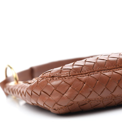 Bottega Veneta Nappa Intrecciato Small Shoulder Bag Light Brown 6 of 11