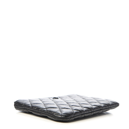 Chanel Aged Calfskin Quilted Medium Reissue Cosmetic Case So Black 3 of 6
