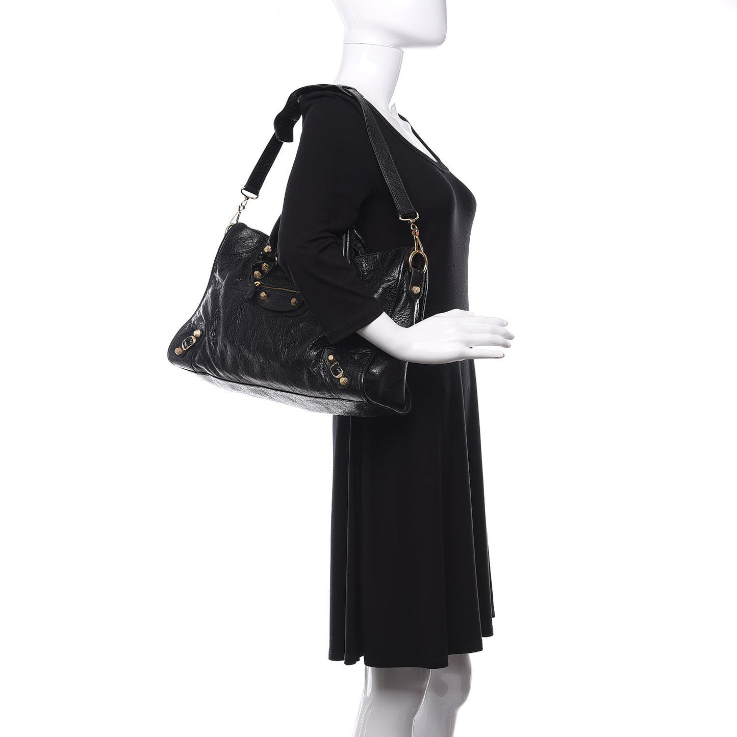 Agneau Giant 12 Gold Hardware City Black