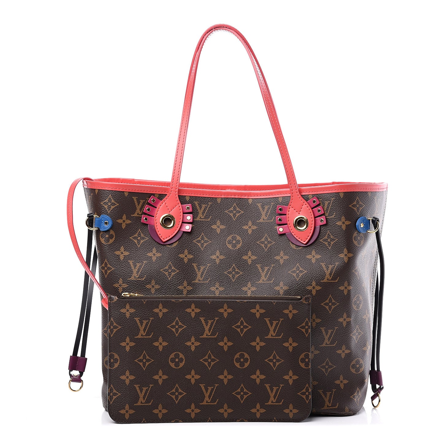 Monogram Totem Neo Neverfull MM Flamingo