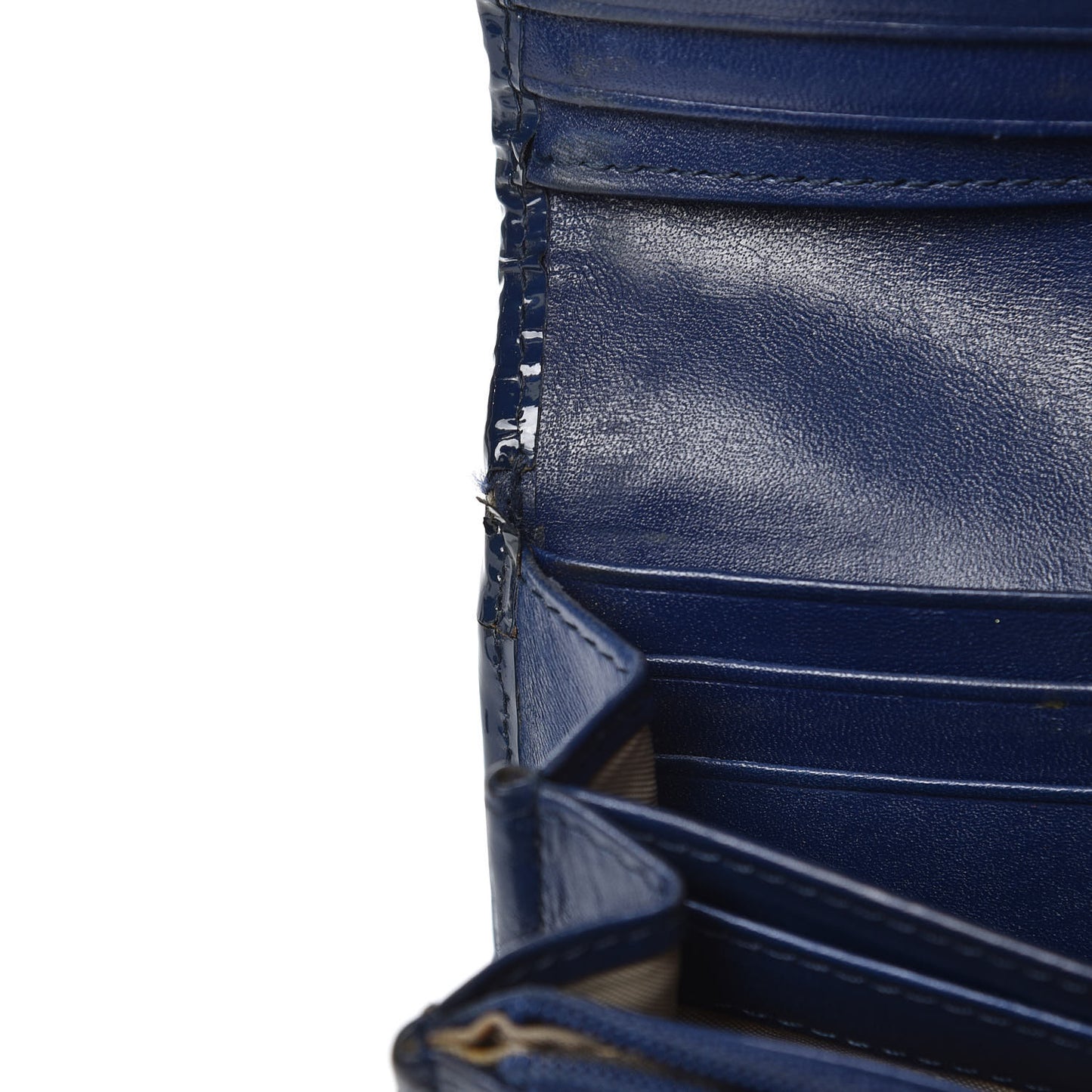 Supernova Check Penrose Continental Wallet Blue