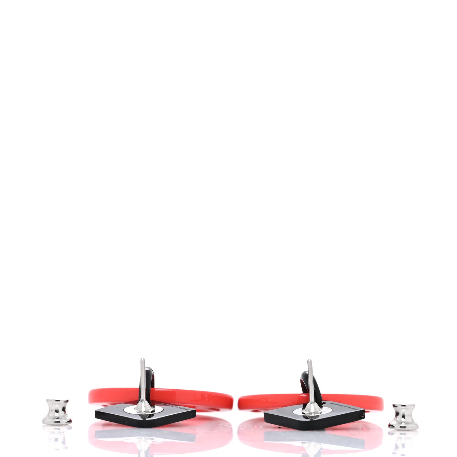 Hermes Buffalo Horn Lacquer Hava Earrings 3 of 6