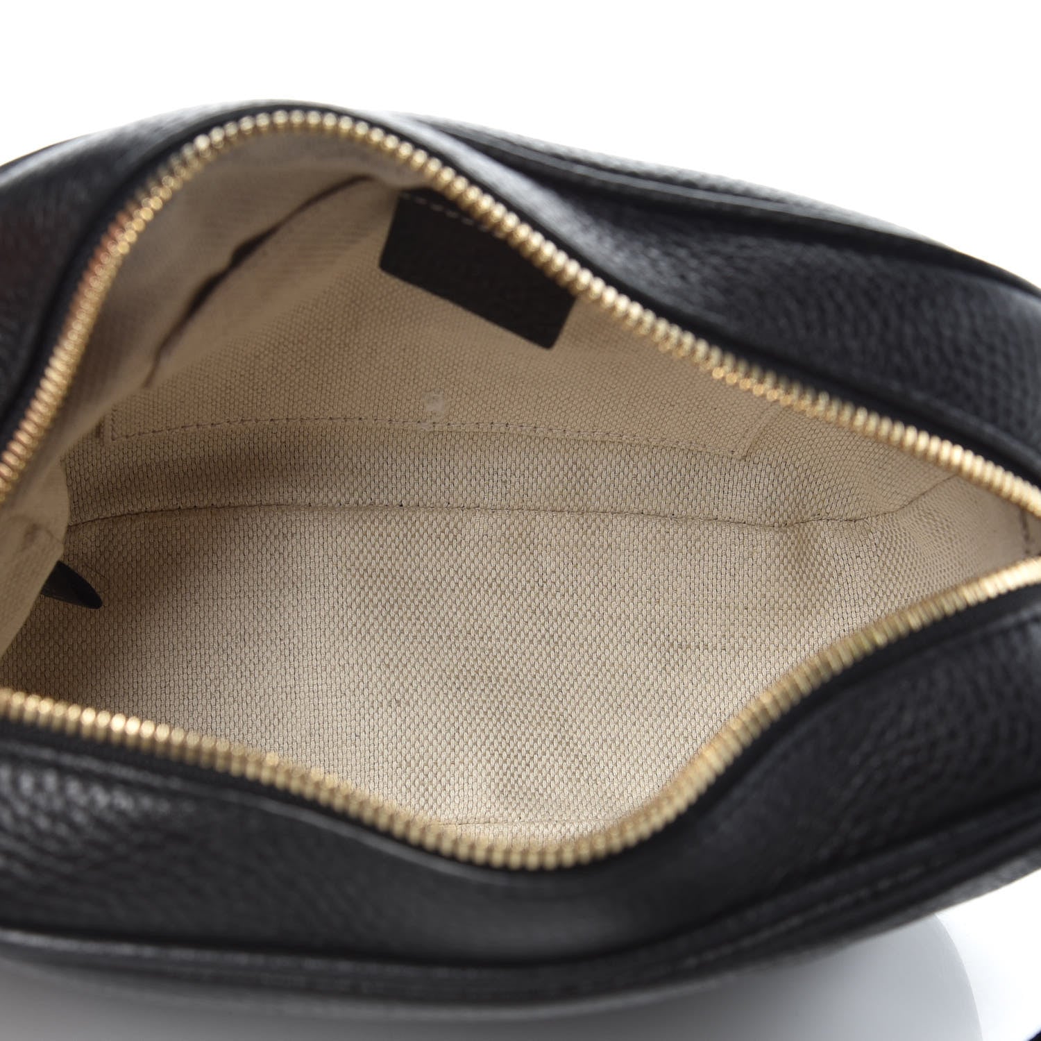 Gucci Pebbled Calfskin Small Soho Disco Bag Black 5 of 7