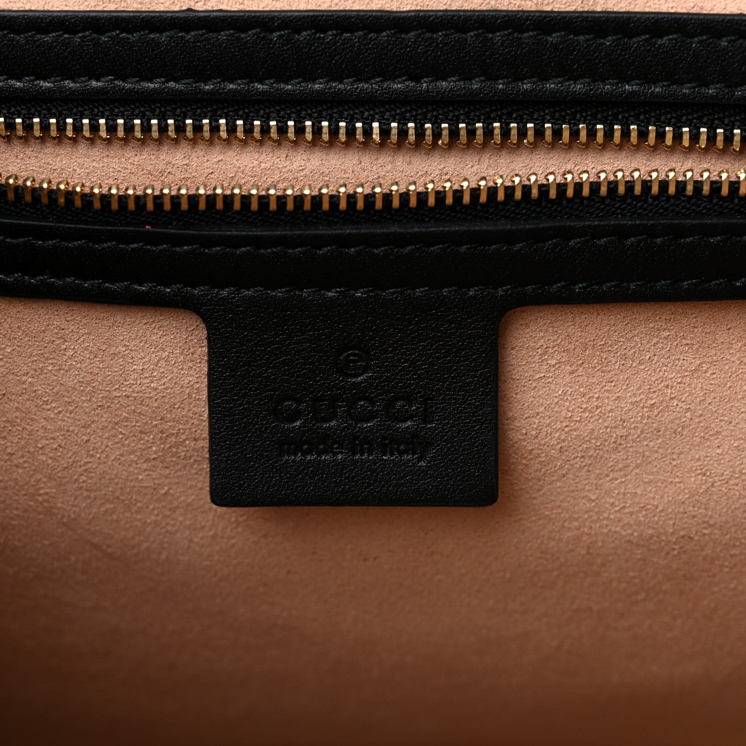 Gucci Guccissima Medium Padlock Tote Black 6 of 9